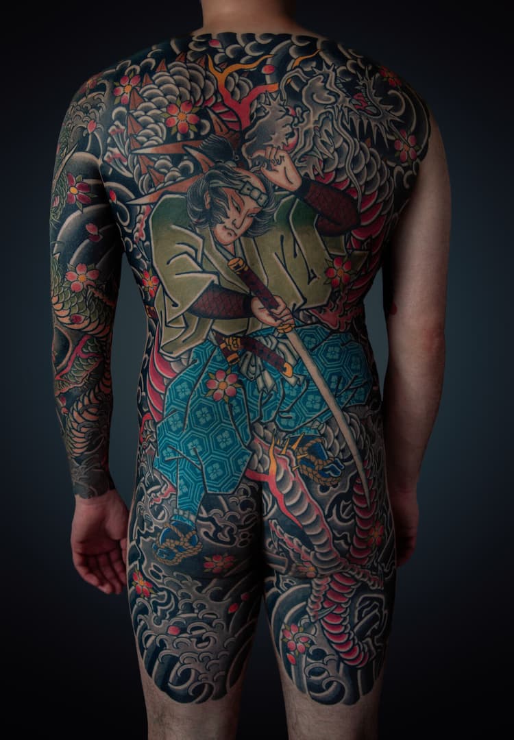 tatouage japonais strasbourg, tatouage traditionnel japonais strasbourg, tatouage Irezumi strasbourg