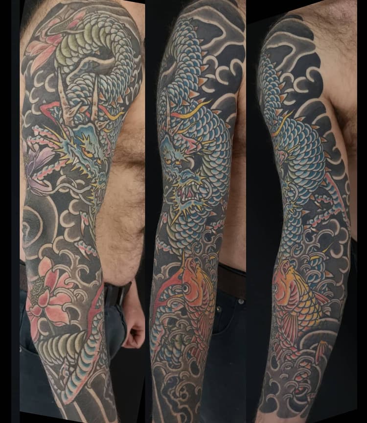 tatouage japonais strasbourg, tatouage traditionnel japonais strasbourg, tatouage Irezumi strasbourg
