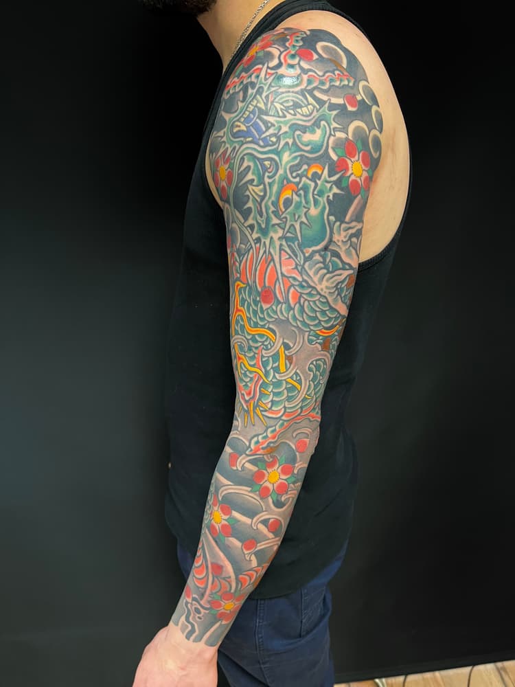 tatouage japonais strasbourg, tatouage traditionnel japonais strasbourg, tatouage Irezumi strasbourg