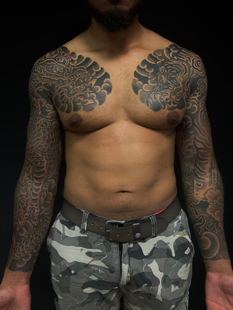 tatouage japonais strasbourg, tatouage traditionnel japonais strasbourg, tatouage Irezumi strasbourg