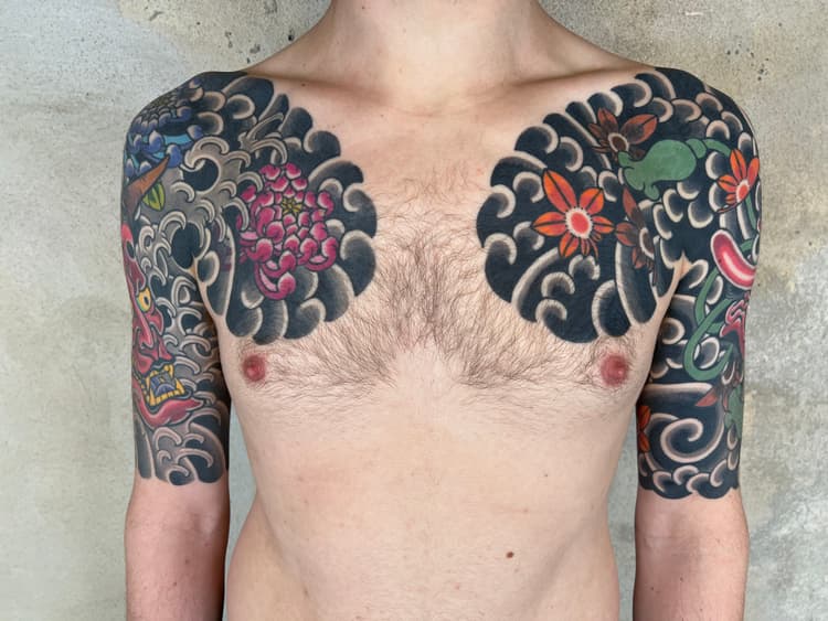 tatouage japonais strasbourg, tatouage traditionnel japonais strasbourg, tatouage Irezumi strasbourg