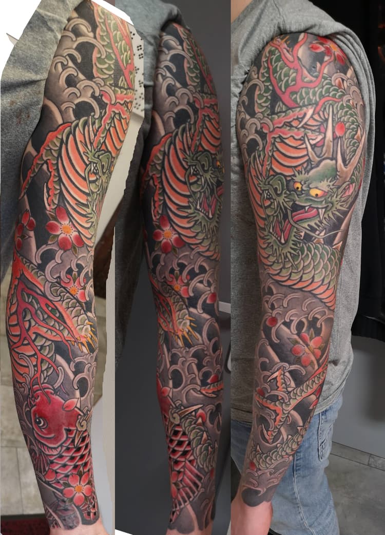 tatouage japonais strasbourg, tatouage traditionnel japonais strasbourg, tatouage Irezumi strasbourg