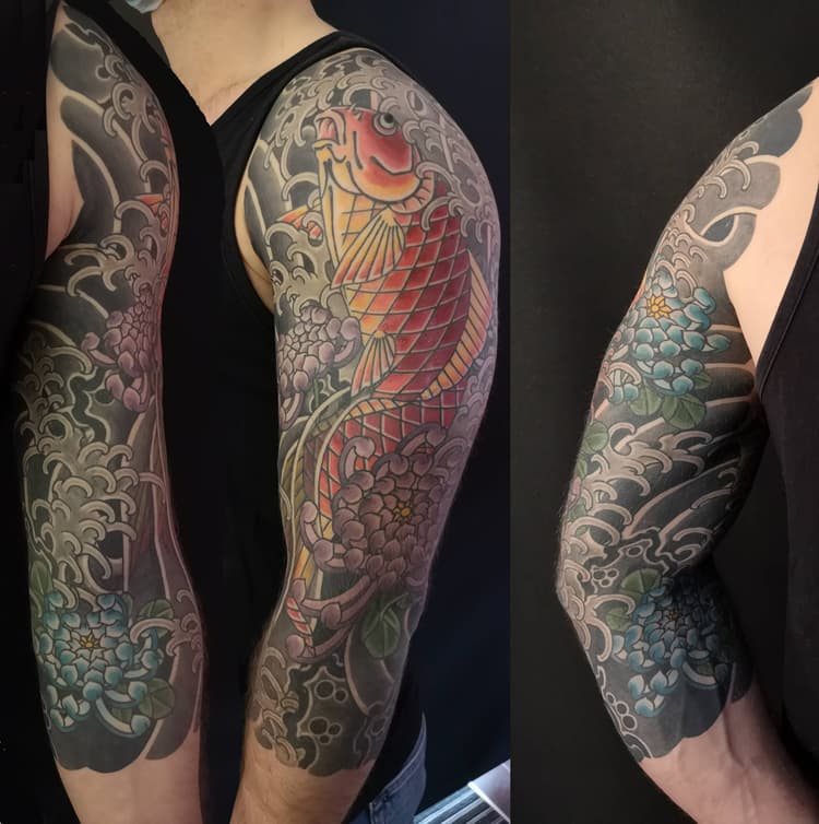 tatouage japonais strasbourg, tatouage traditionnel japonais strasbourg, tatouage Irezumi strasbourg