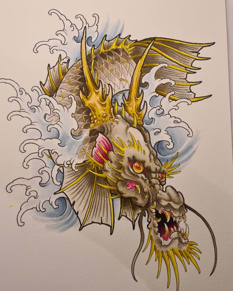 tatouage neo-japonais, tatouage neo-japonais strasbourg